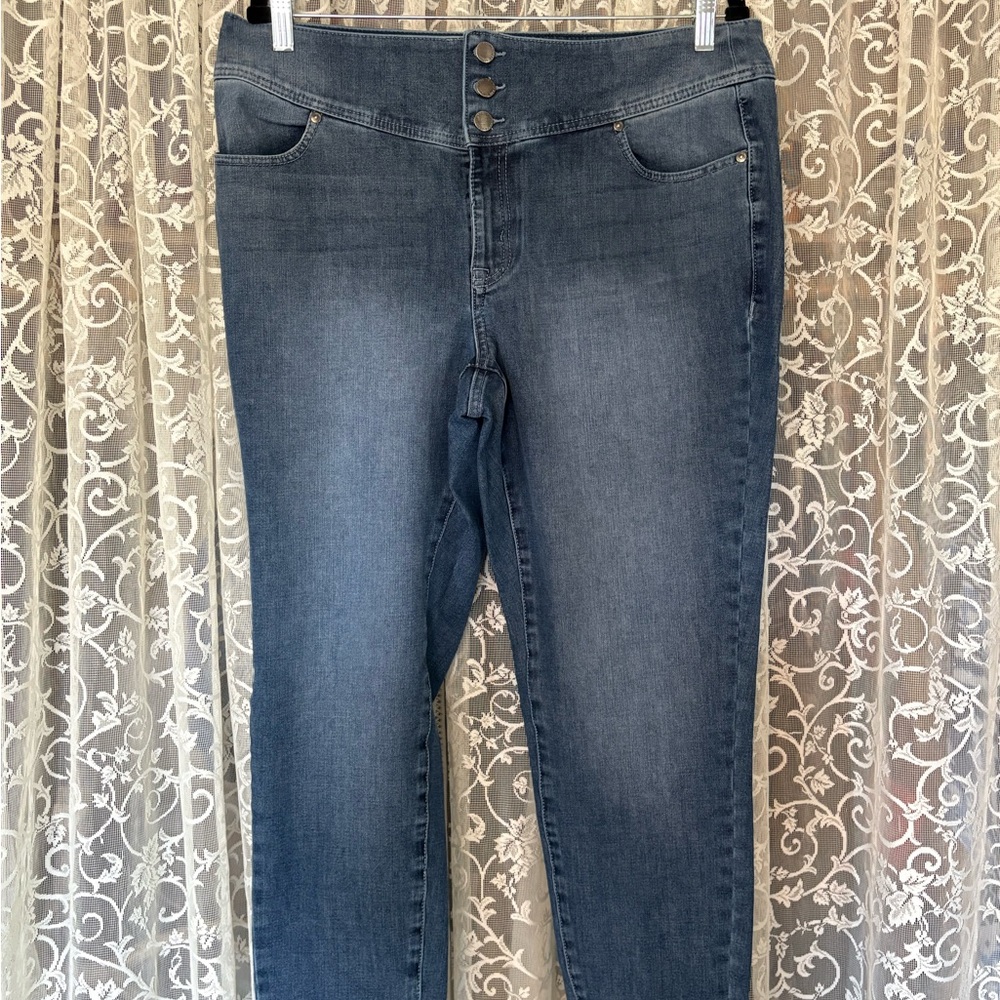 Lane Bryant Flex Magic Waistband High Rise Jeggings - Classic Blue